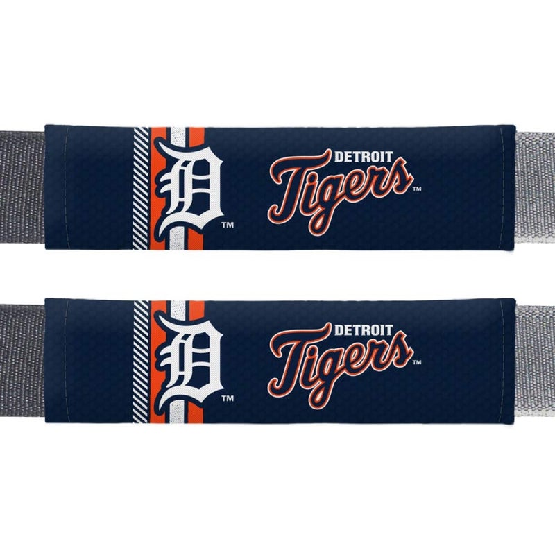 Fremont Die MLB Detroit Tigers Rally DesignAuto Seat Belt Pads, Team Colors, One Size